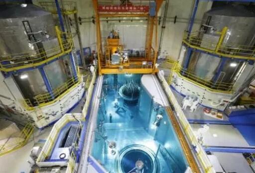 中核集团田湾核电5号机组首次装料作业正式开始