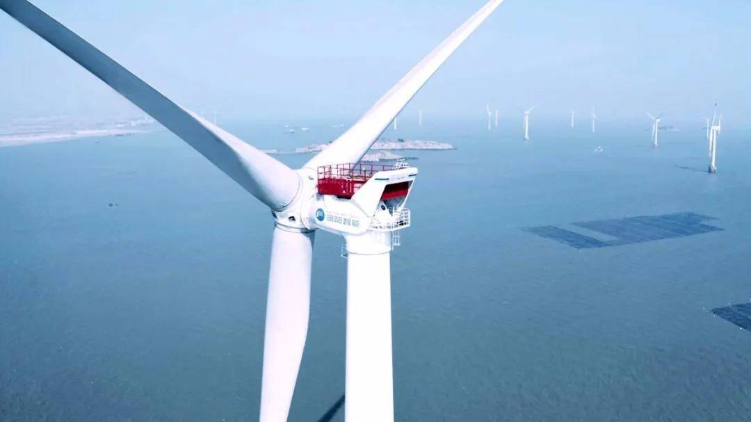 国家电投800兆瓦海上风电项目全容量并网发电
