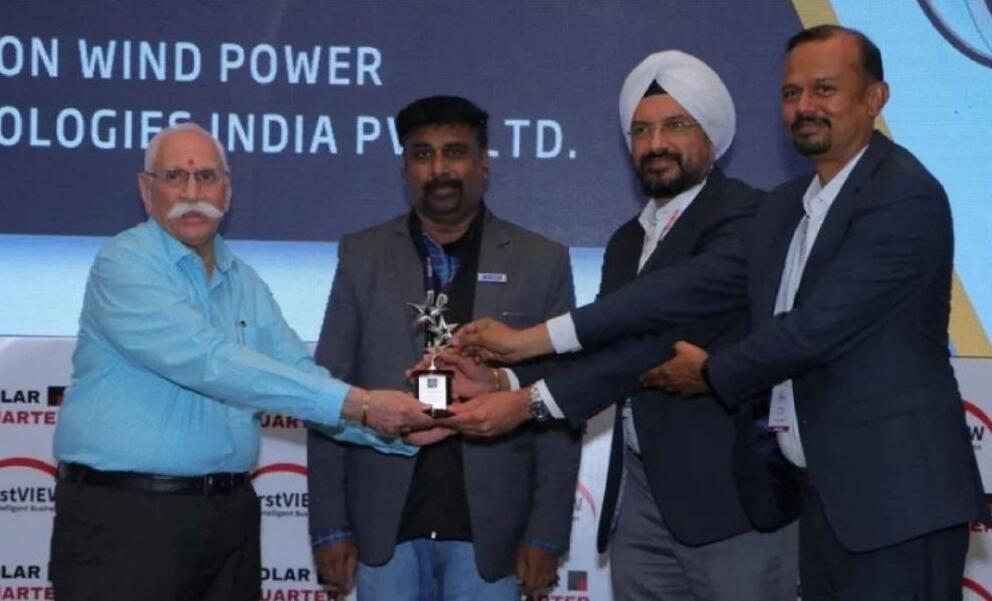 印度可再生能源行业最重磅奖项颁给远景