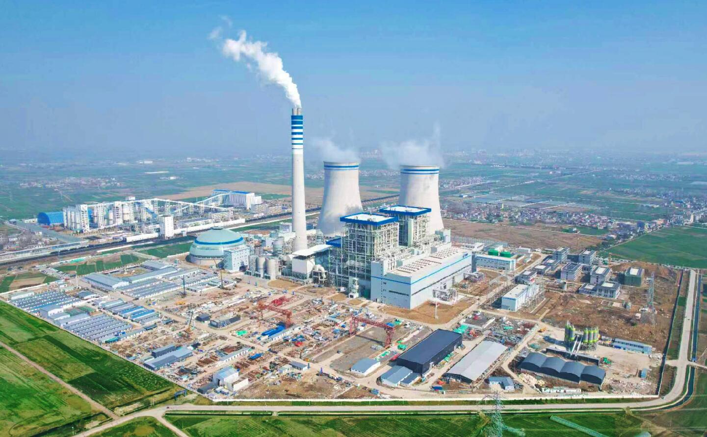 中国能建总承包建设的淮南潘集电厂实现“双投”