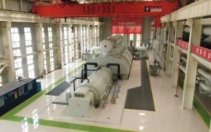 大唐东营发电有限公司世界首台六缸六排汽汽轮发电机组一次冲转成功