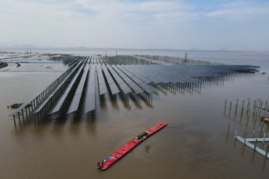 中国大唐全力开发浙江区域大型滩涂光伏项目