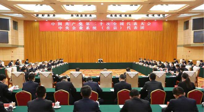 钱智民、余剑锋主持中央企业系统(在京)代表团分组讨论