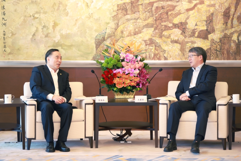 中国能建党委书记、董事长宋海良与华润集团总经理王崔军会谈